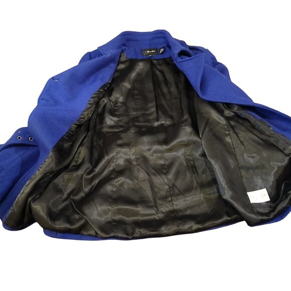 MISS ME Wool Blend Electric Blue Peacoat S - Picture 7 of 10